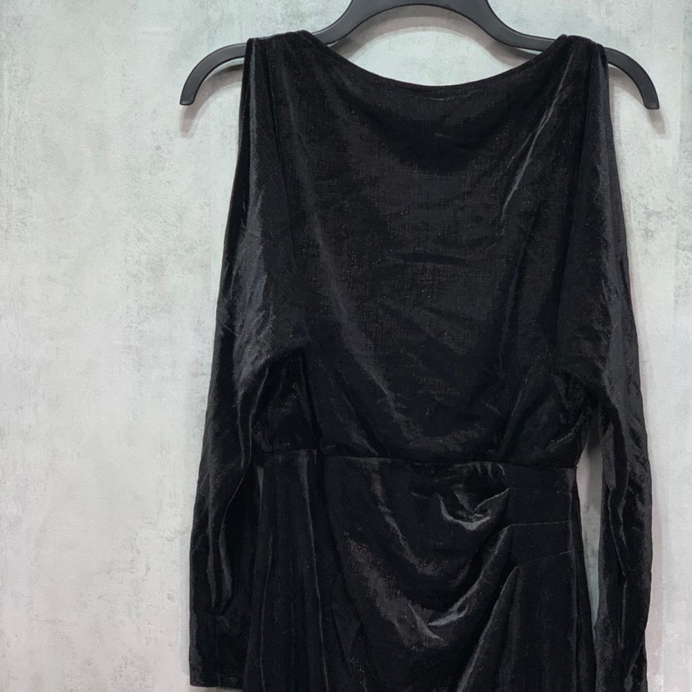 Lauren Ralph Lauren Black Split Dolman Sleeve Bodi - Picture 3 of 15